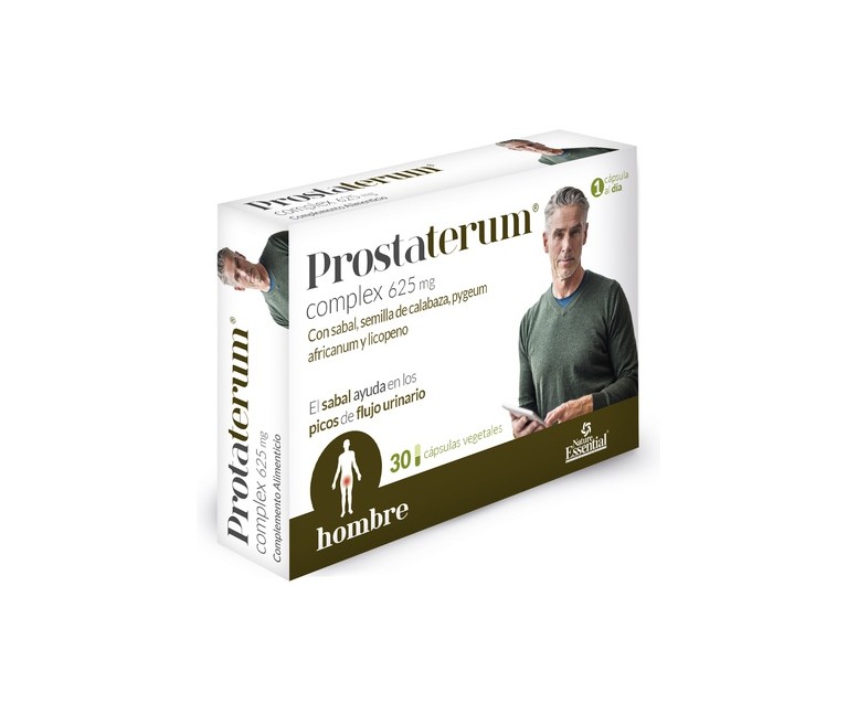 Prostaterum Complex 625 mg 30 cápsulas vegetales Nature essential