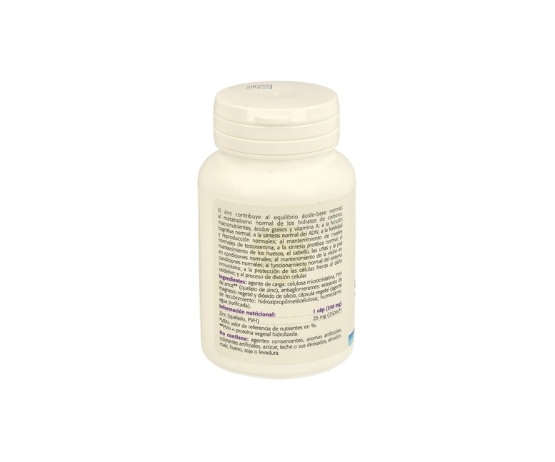 Zinc Pvh Quelado 100 comprimidos de 250 mg Sura Vitasan