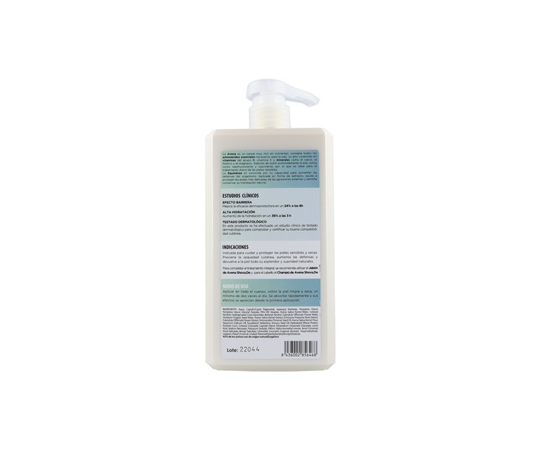 Leche corporal de avena 1 L Shovade