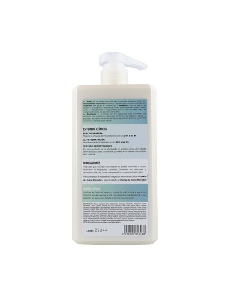 Leche corporal de avena 1 L Shovade