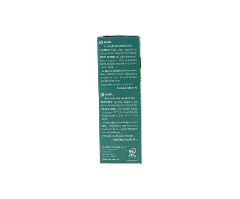 Aceite Esencial De Clavo 15 ml MARNYS®
