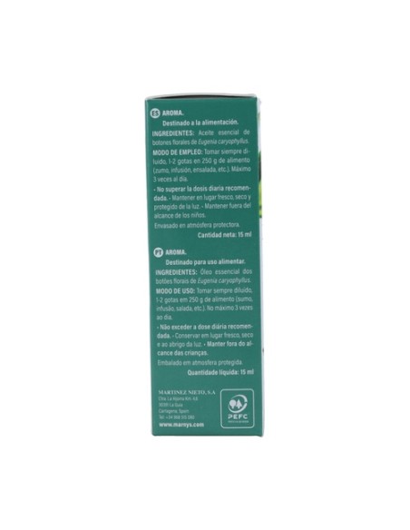 Aceite Esencial De Clavo 15 ml MARNYS®