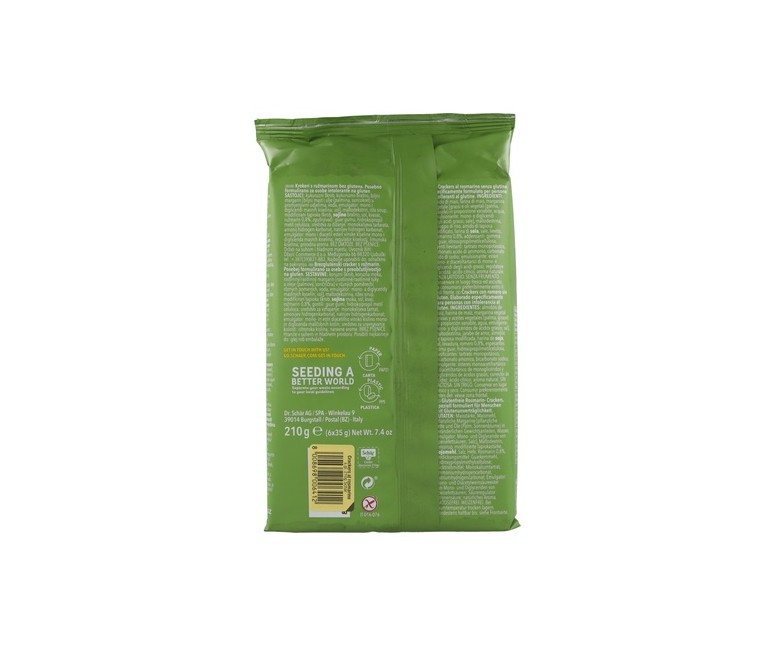 Crackers Rosmarino Sin Gluten 210 g Schär