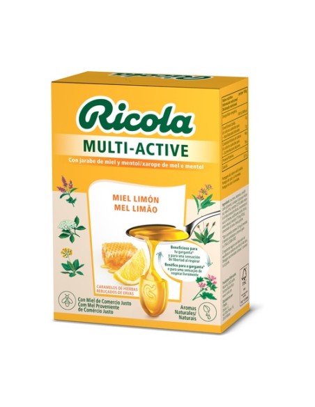 Caramelos multi-active miel y limón 50 g Ricola