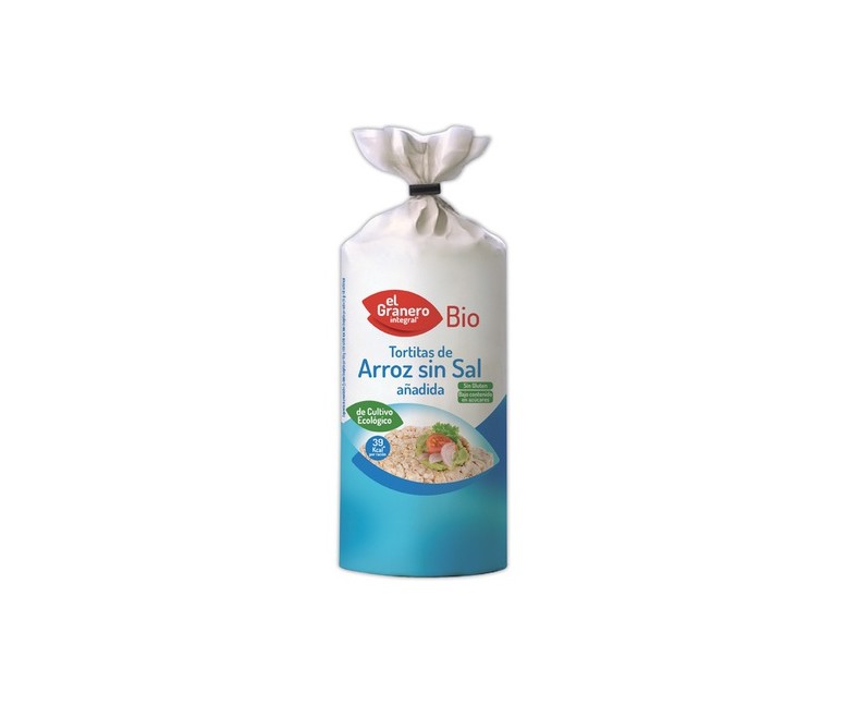 Pack Tortitas de Arroz Sin Sal Añadida Bio 12 unidades de 115 g El Granero Integral
