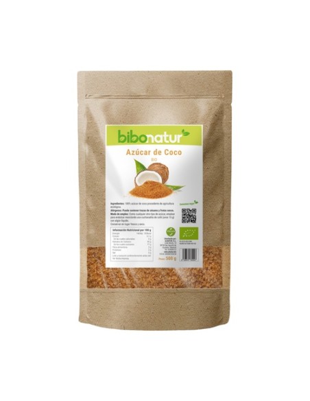 Azúcar de coco Eco 500 g Bibonatur
