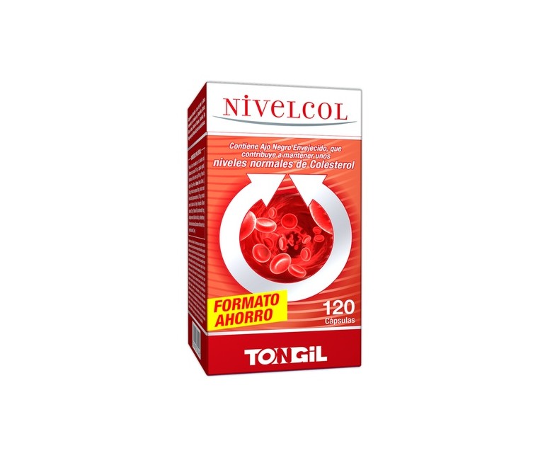 Nivelcol 120 cápsulas vegetales de 772.5 mg Tongil