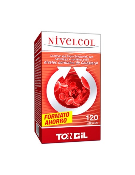 Nivelcol 120 cápsulas vegetales de 772.5 mg Tongil