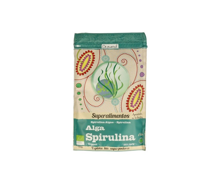 Alga Espirulina Doypack 150 g de polvo Drasanvi