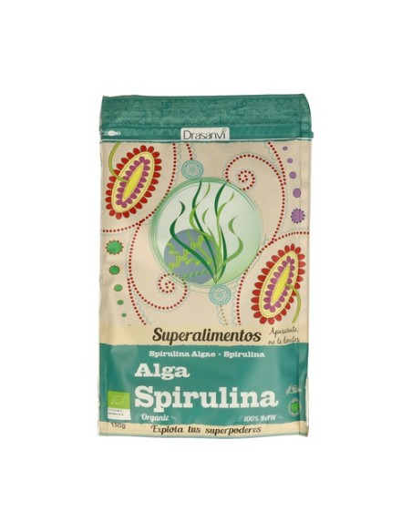 Alga Espirulina Doypack 150 g de polvo Drasanvi