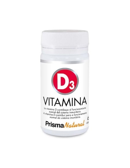 Vitamina D3 sistema inmune 60 cápsulas de 377mg Prisma Natural
