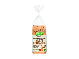 Pan de molde de trigo y espelta multicereales
