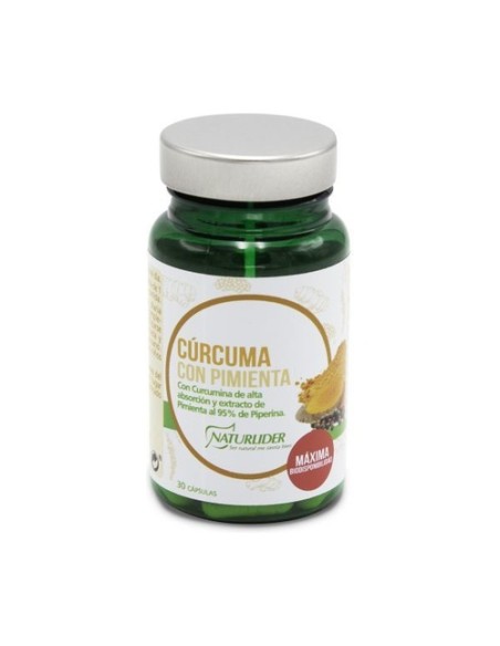 Cúrcuma con pimienta 30 cápsulas Naturlider