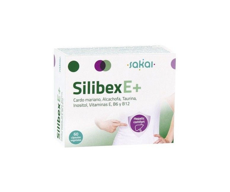 Silibex E+ Confort Hepático 60 cápsulas Sakai