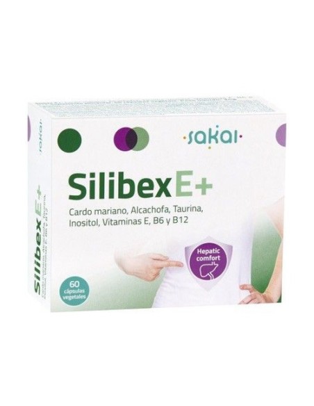 Silibex E+ Confort Hepático 60 cápsulas Sakai