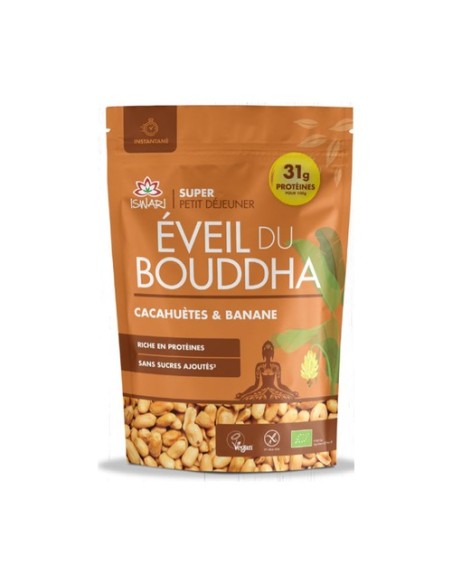 Despertar del Buda Cacahuete y Plátano 360 g de polvo Iswari