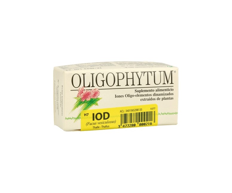 Oligophytum Iodo (H7 IOD) 100 comprimidos sublinguales Holistica