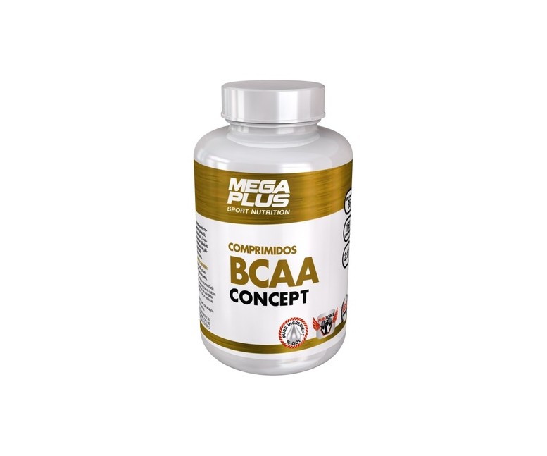 Bcaa concept construcción muscular 150 comprimidos de 1400mg Mega Plus