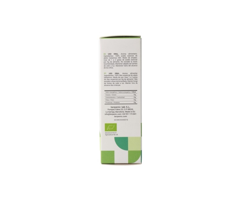 Aceite Esencial Abeto Balsámico Bio 10 ml de aceite esencial Terpenic