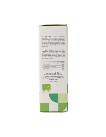 Aceite Esencial Abeto Balsámico Bio 10 ml de aceite esencial Terpenic