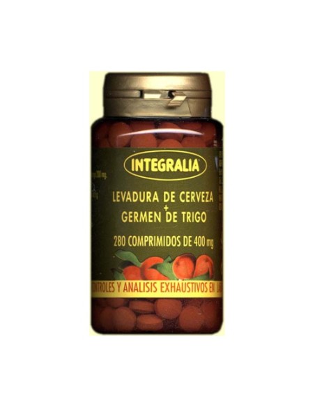 Levadura de Cerveza y Trigo 280 comprimidos Integralia