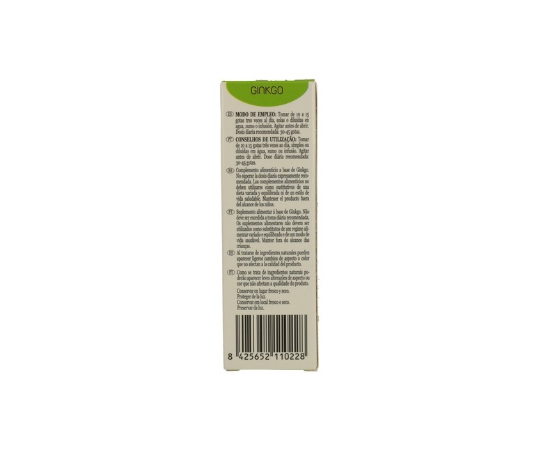 Herbodiet Extracto Fluido Ginkgo Biloba 50 ml Nova Diet