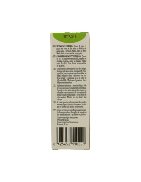 Herbodiet Extracto Fluido Ginkgo Biloba 50 ml Nova Diet