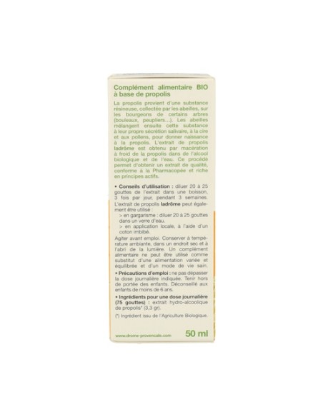 Extracto de própolis bio 50 ml Ladrome