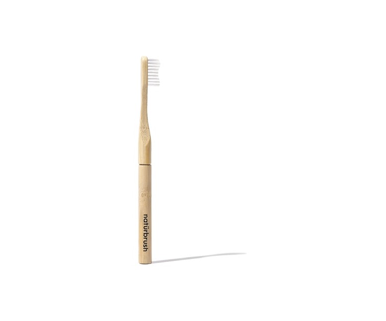 Cepillo de Dientes HeadLess Bambú con Cabezal Natural 1 unidad Naturbrush