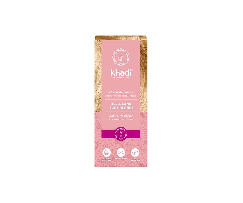 Tinte Vegetal Rubio Claro 100 g (Rubio claro) Khadi