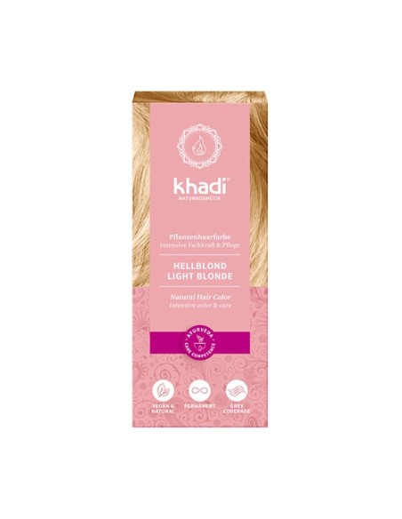 Tinte Vegetal Rubio Claro 100 g (Rubio claro) Khadi