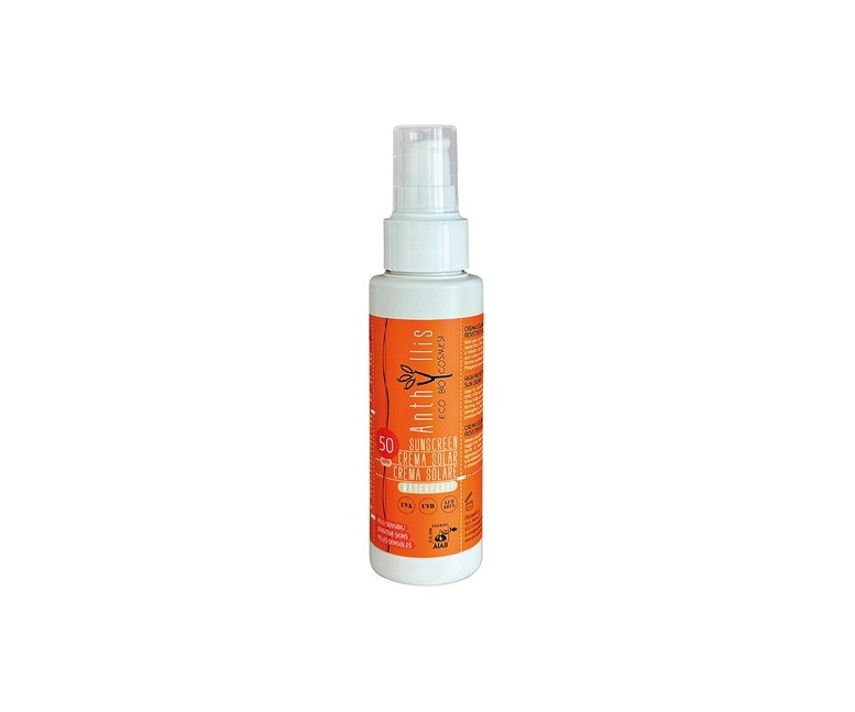 Crema solar SPF50 Eco 100 ml de crema Anthyllis
