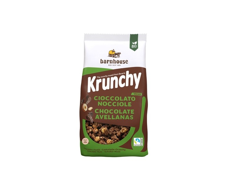 Muesli Krunchy Sun Choco Avellana 375 g Barnhouse