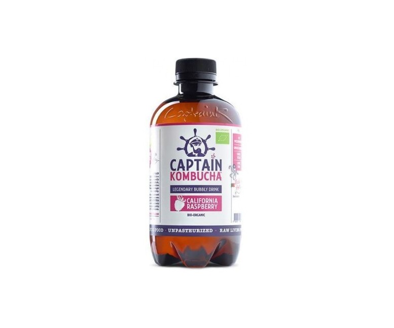 Kombucha té frambuesa Bio 400 ml (Frambuesa) Captain Kombucha