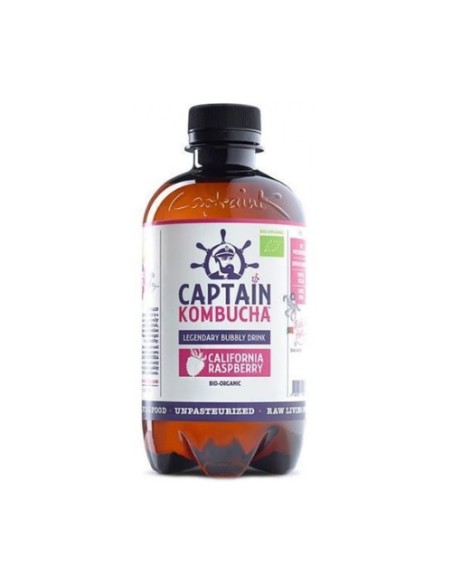 Kombucha té frambuesa Bio 400 ml (Frambuesa) Captain Kombucha