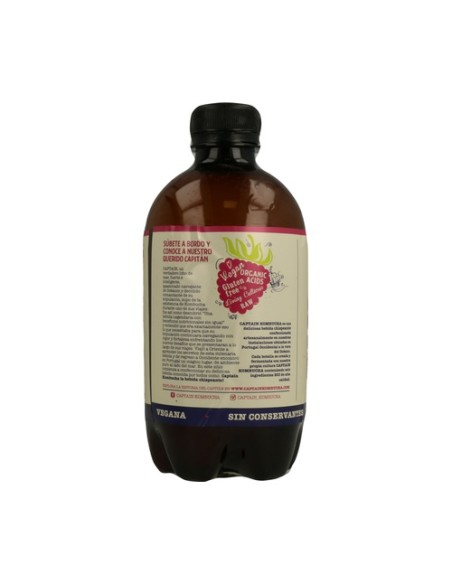 Kombucha té frambuesa Bio 400 ml (Frambuesa) Captain Kombucha