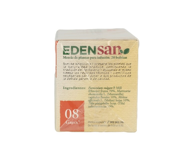 Edensan 08 Beb Eupeptica Infantil Infusiones 20 bolsitas infusoras Dietisa