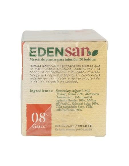 Edensan 08 Beb Eupeptica Infantil Infusiones 20 bolsitas infusoras Dietisa