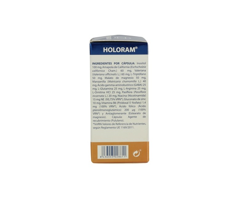Holoram Dormisol 60 cápsulas Equisalud