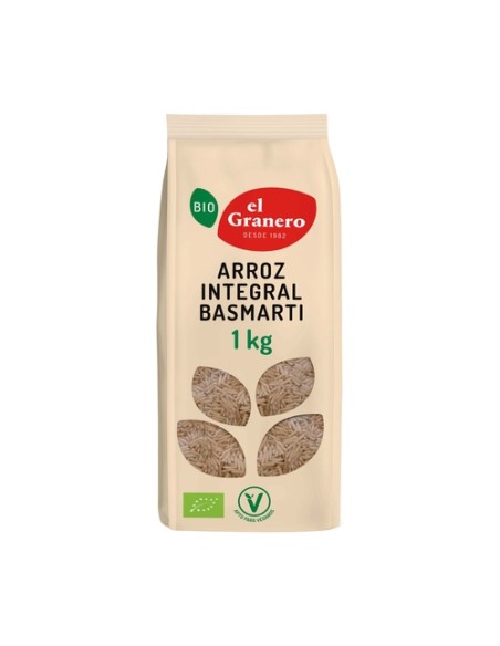 Arroz integral Basmati Bio 1 kg El Granero Integral