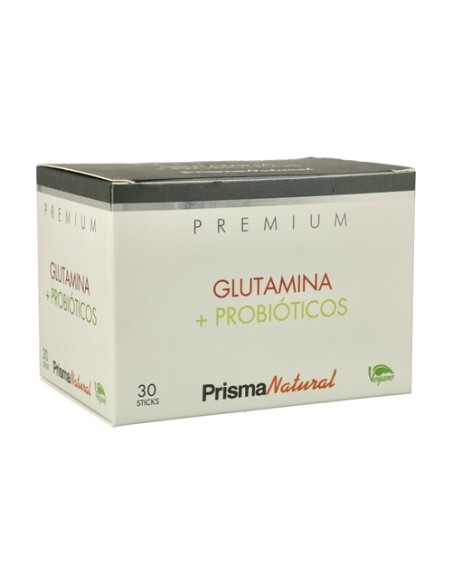 Glutamina y Probiótico 30 unidades Prisma Natural