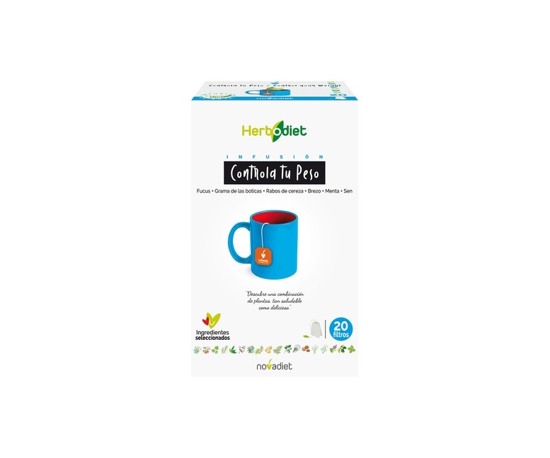 Herbodiet Infusiones Controla Tu Peso 20 bolsitas infusoras Nova Diet
