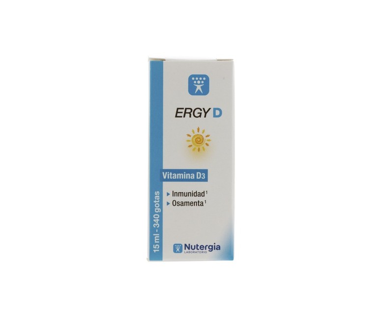 Ergy D vitamina D3 15 ml Nutergia