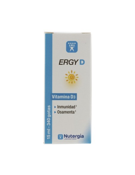 Ergy D vitamina D3 15 ml Nutergia
