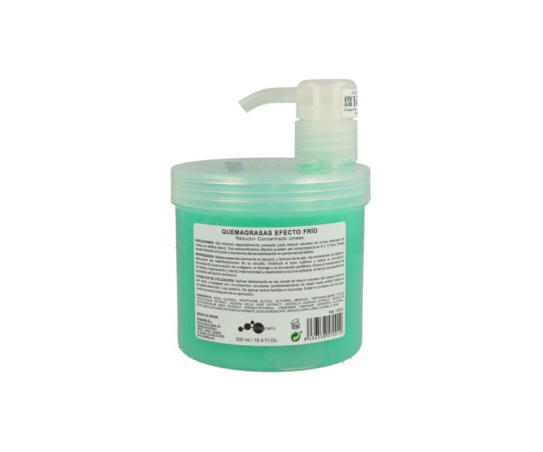 Gel Quemagrasas Efecto Frío 500 ml Ynsadiet