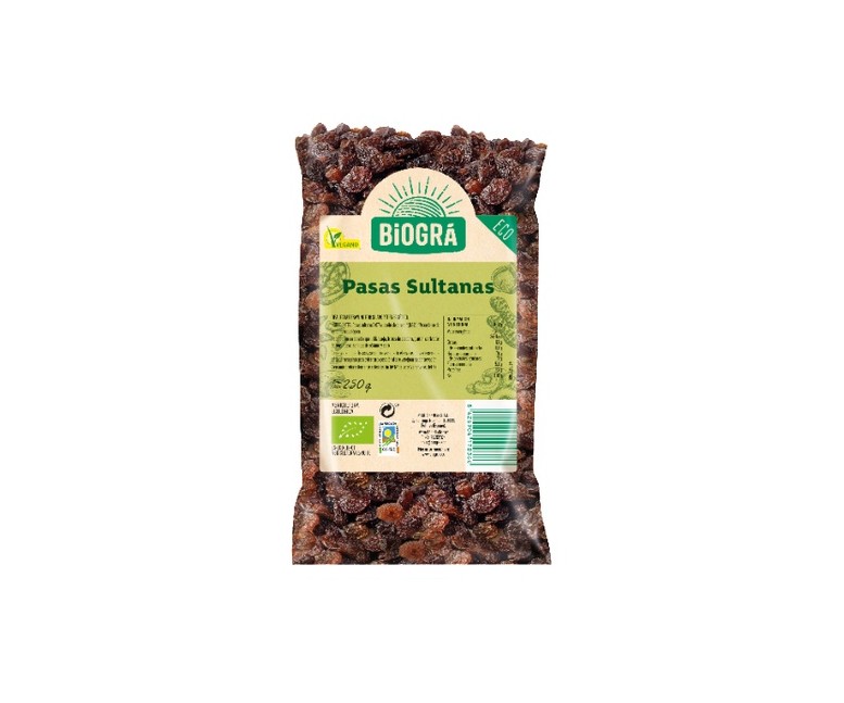 Pasas Sultanas Bio 250 g Biográ