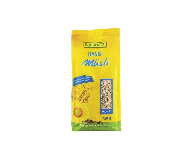 Muesli base 750 g Rapunzel