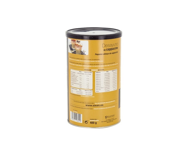 Desayuno Capuccino 400 g Siken