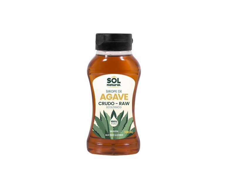 Sirope de agave crudo Bio 500 ml Sol Natural