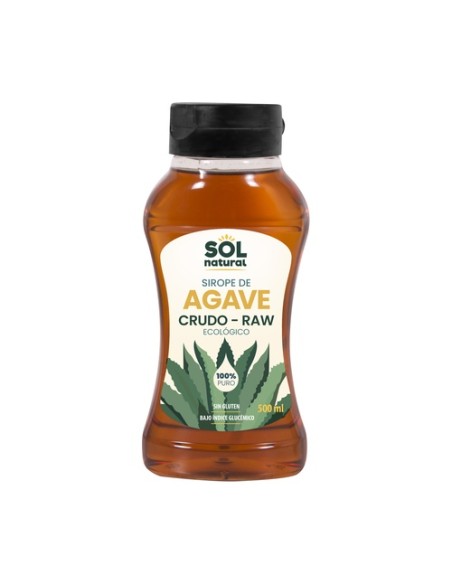 Sirope de agave crudo Bio 500 ml Sol Natural